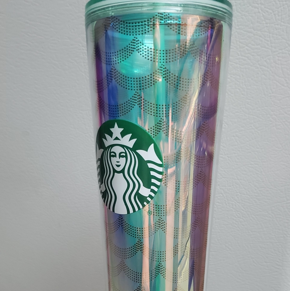 New mermaid iridescent Starbucks tumbler